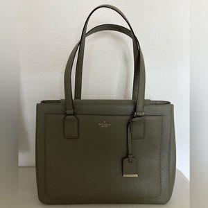 Kate Spade Olive Green Tote Purse